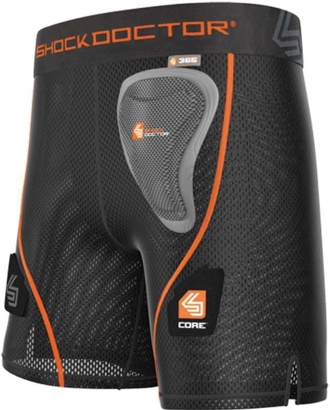 Shock Doctor GIRLS Mesh Hockey Shorts with Pelvic Protector & Tabs