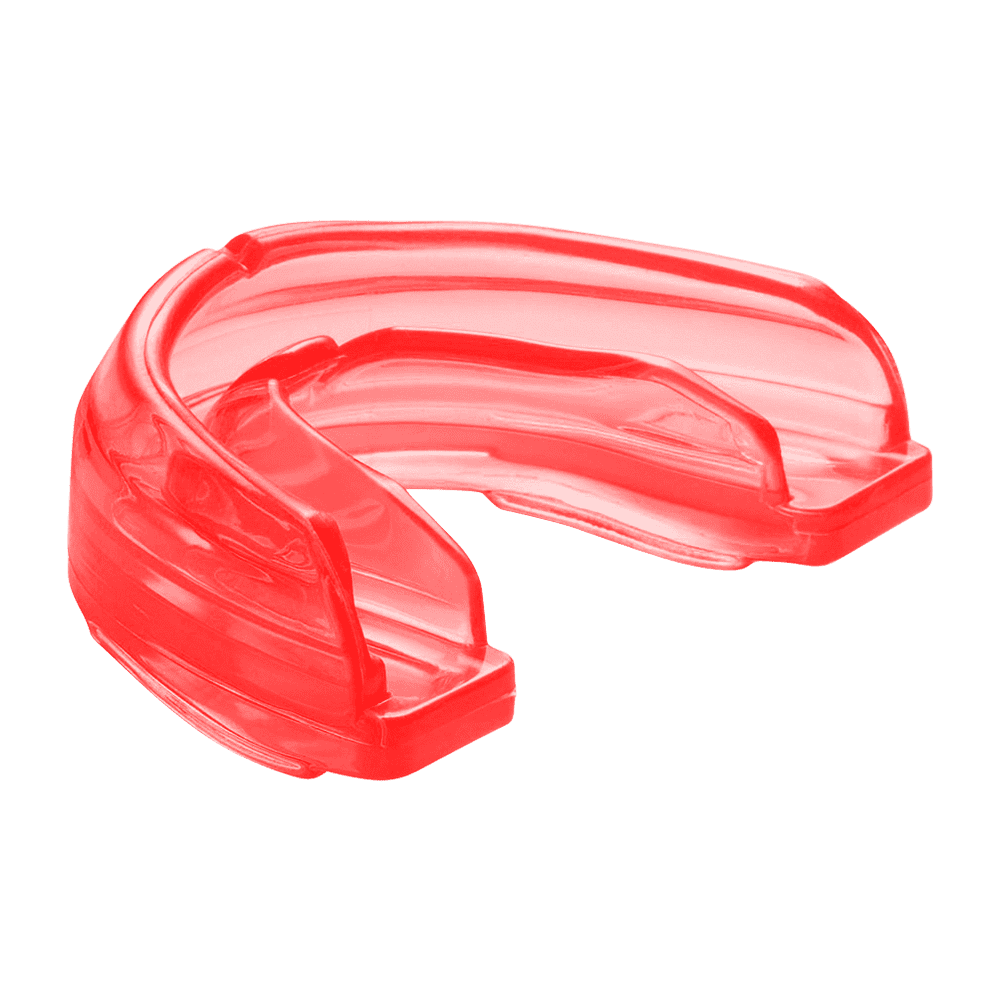 Shock Doctor 4100 Braces Mouthguard, Youth STRAPLESS, RED
