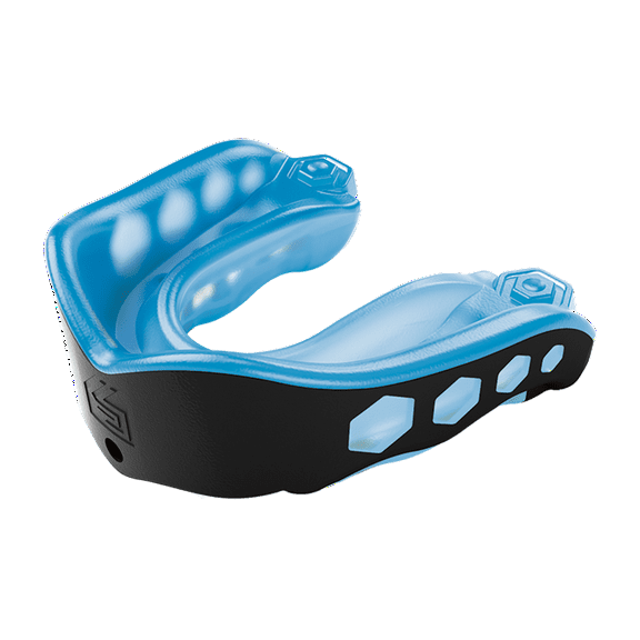 Shock Doctor 6100 Gel Max Sports Mouth Guard, Youth, Blue/Black