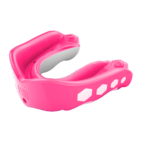 Shock Doctor Gel Max Flavor Fusion Sports Mouth Guard, Youth, Pink, Bubblegum Flavor