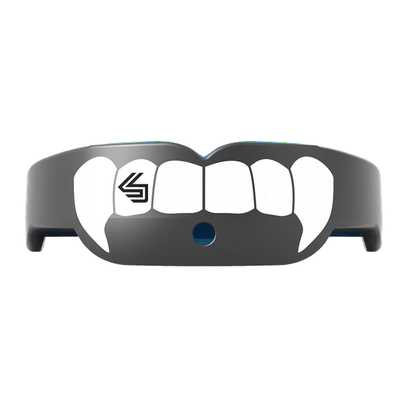 Shock Doctor 6400 Gel Nano Mouthguard, Youth , PEARL CARBON/WHITE FANG