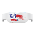 thumbnail image 1 of Shock Doctor 6400 Gel Nano Mouthguard, Youth , WHITE/US FLAG, 1 of 5