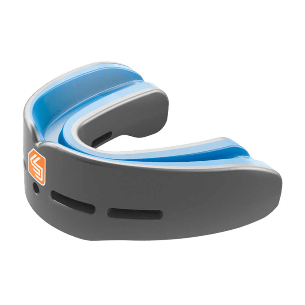 Shock Doctor 6600 Double Nano Mouthguard, Adult , CARBON