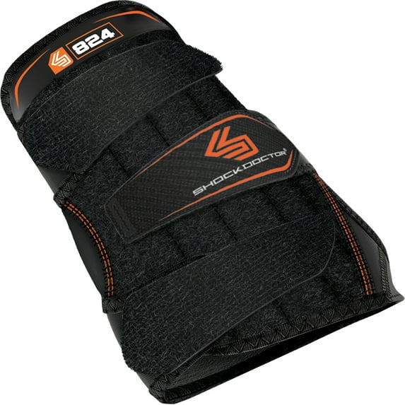 Shock Doctor Right Wrist 3-Strap Support - Large - Black