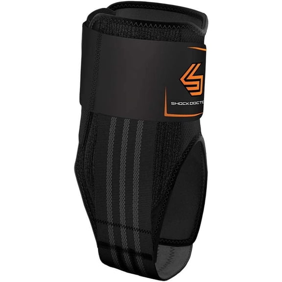 Shock Doctor Ankle Brace Cleat Specific with Minimal Coverage and Strong Support. Low Profile Ankle Support. Made for Modern Cleat/Athletic Shoes. Fits Left or Right (Medium)