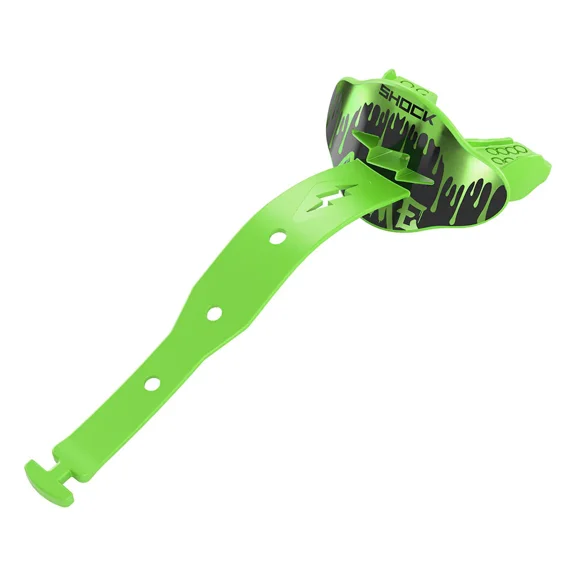 Shock Doctor, Bolt Lip Guard, One Size Fits All, Chrome Slime