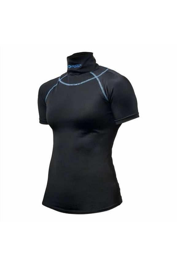 Compression Hockey Short-Sleeve Shirt with Neck Guard | Women's