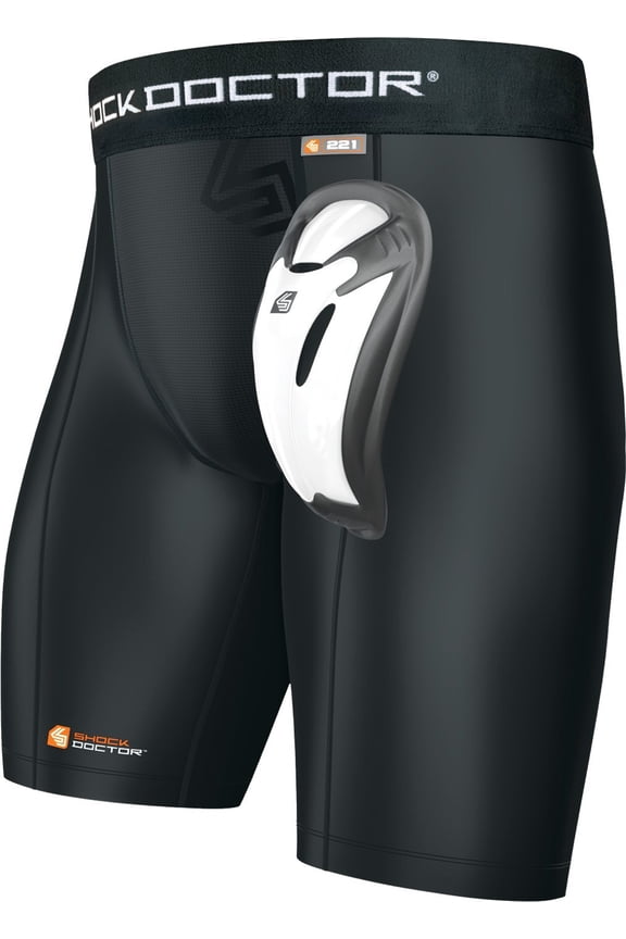Compression Shorts with BioCup (Black)