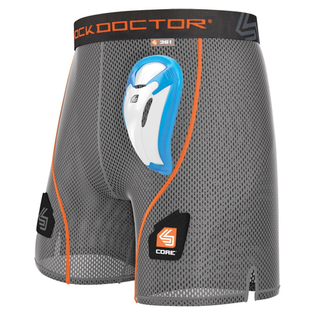 Shock Doctor Core Loose Hockey Short With Bioflex Cup, Boys Small