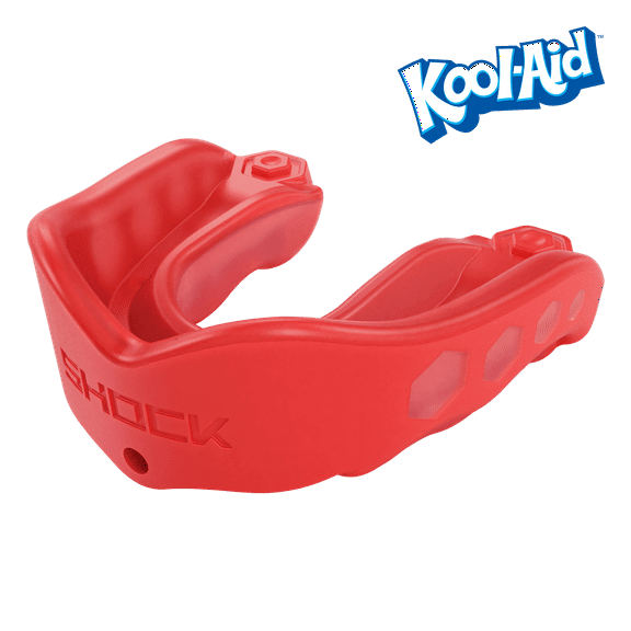 Shock Doctor Sport | Gel Max Flavor Kool-Aid Protective Mouthguard | Adult OSFM | Cherry