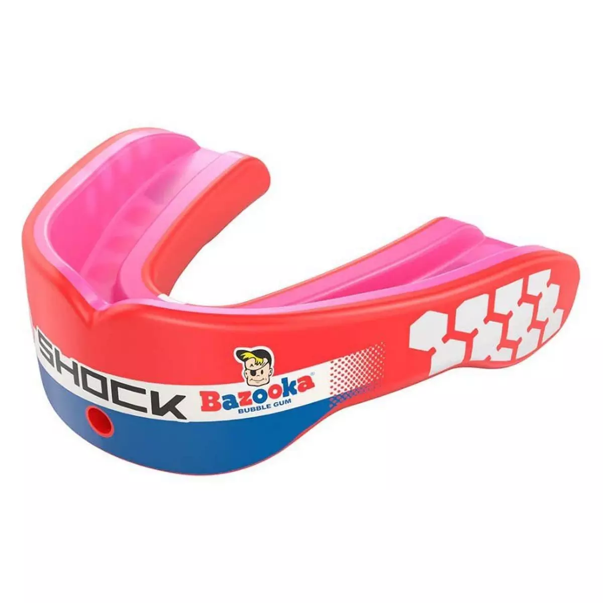 Shock Doctor Gel Max Power Flavor Fusion Mouthguard, Bazooka Joe Bubble Gum, Adult