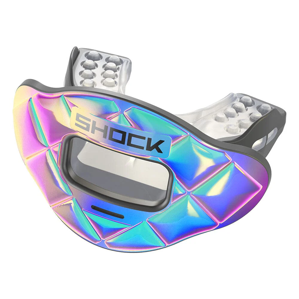 Shock Doctor Max AirFlow Lip Guard, 3D Iridescent, OSFA