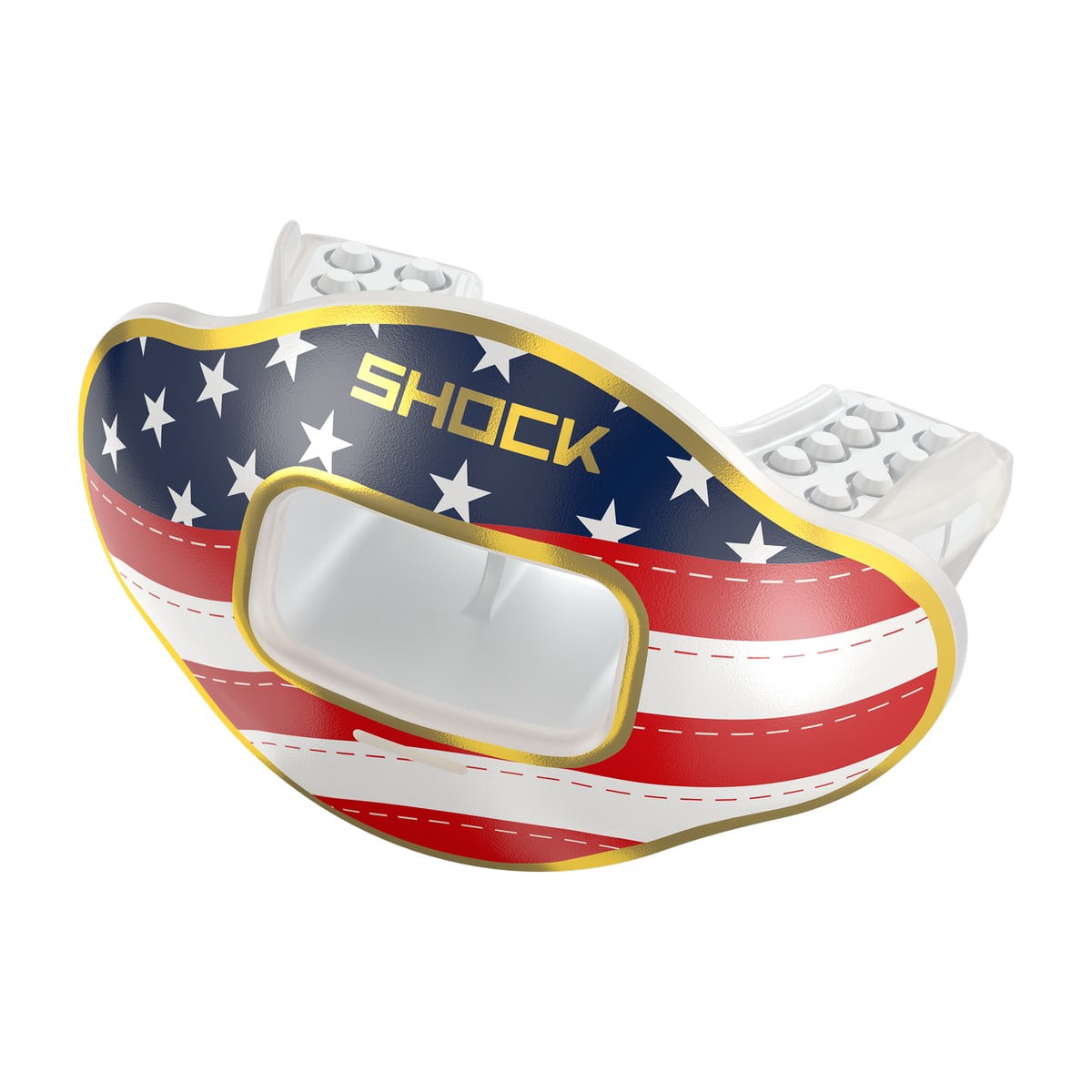 Shock Doctor Max Airflow 2.0 Lip Guard Osfa One Size Fits All Usa