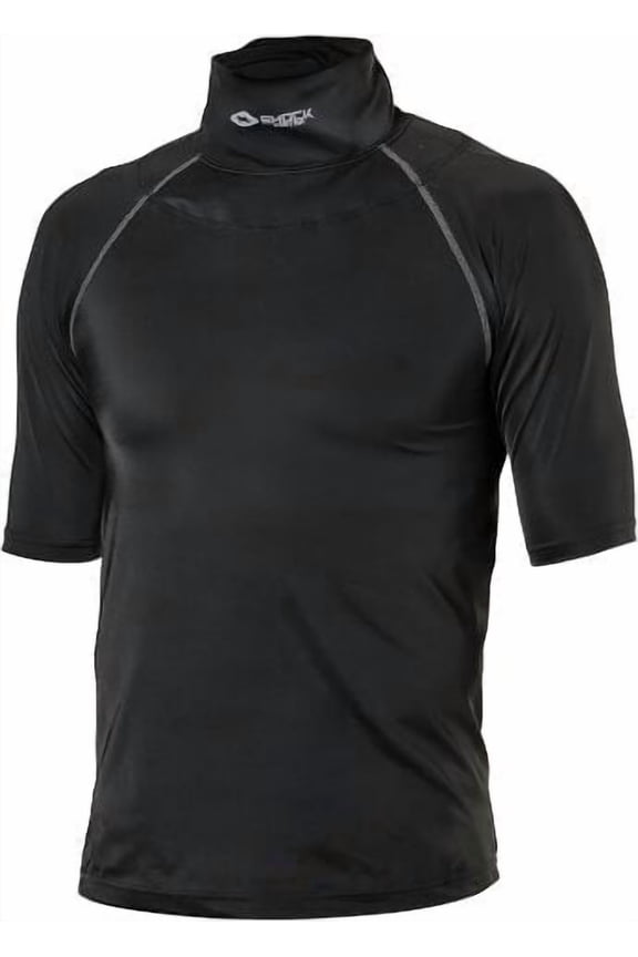 Men's Compression Hockey Short-Sleeve Shirt with Neck Guard | Men's