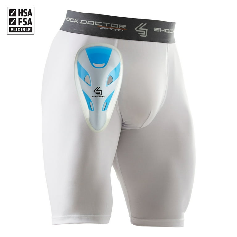 SHOCK DOCTOR ファウルカップ　コンプレッションショーツ Shock Doctor Compression Shorts with Protective Cup for Men