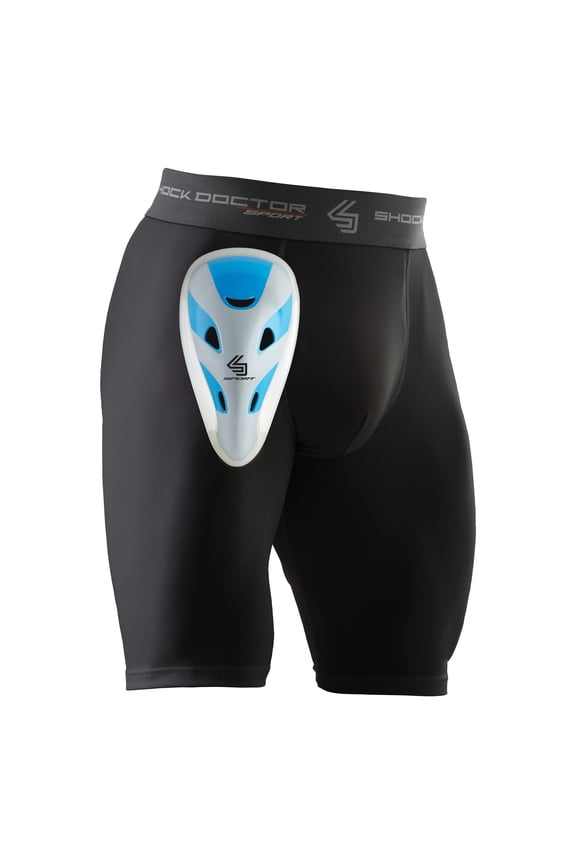 , Compression Short with Cup, Adult, M, Black