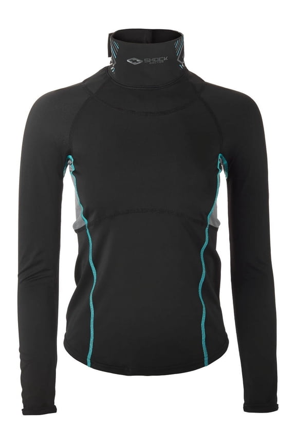 Women's Ultra Compression Neck Guard Hockey Long Sleeve Shirt
