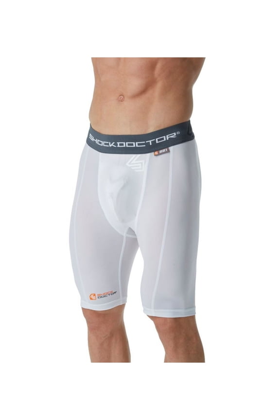 by Shock Doctor Core Compression Short with BioFlex Cup Athletic Short (Men's M)