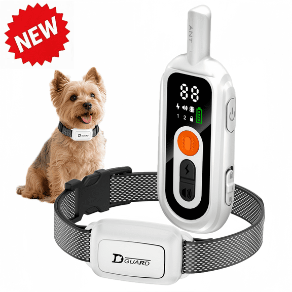 Shock Dog Stop Bark Training Collar with Remote 3300ft Range,Vibrating, Waterproof&Rechargeable Electric Collar for Dogs