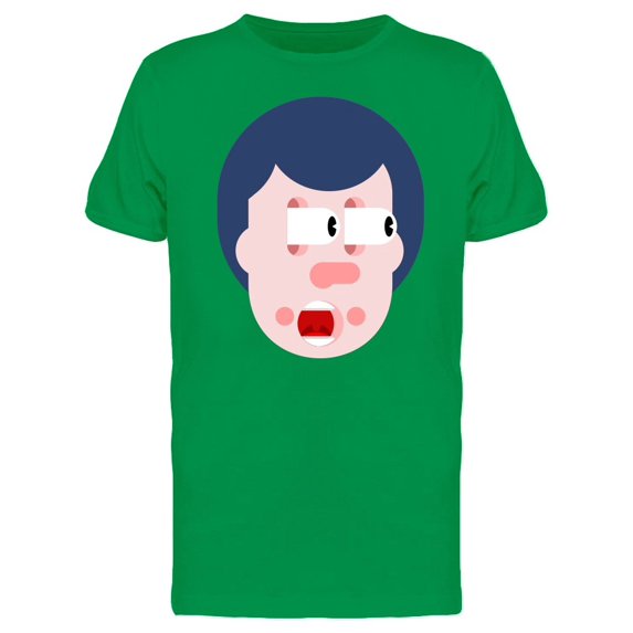 Shock Face Man Doodle Tee Men's -Image by Shutterstock