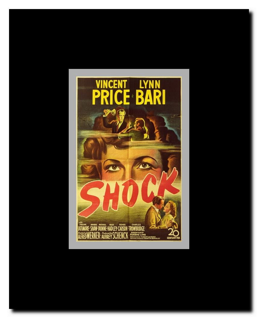 Shock Framed Movie Poster