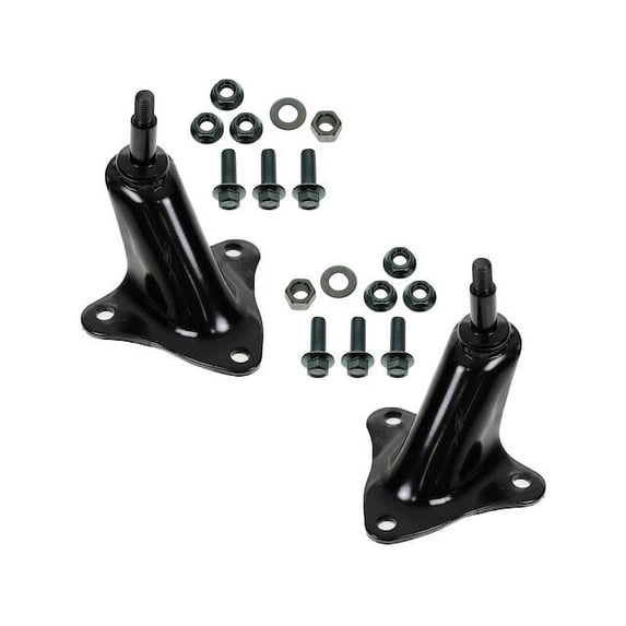 Shock Mount Bracket Set 2 Piece Set - Compatible with 1980 - 1997 Ford F-350 1981 1982 1983 1984 1985 1986 1987 1988 1989 1990 1991 1992 1993 1994 1995 1996