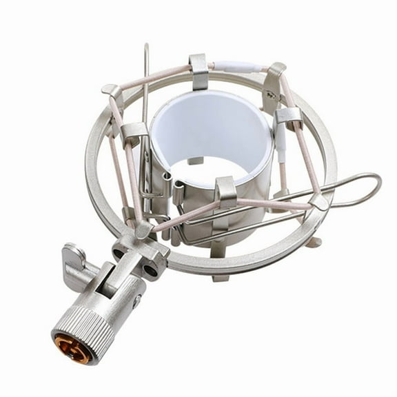 Shock Mount Universal Microphone Shock Mount Anti Vibrations Isolation Clip Holder for 47-57mm Condenser Mic