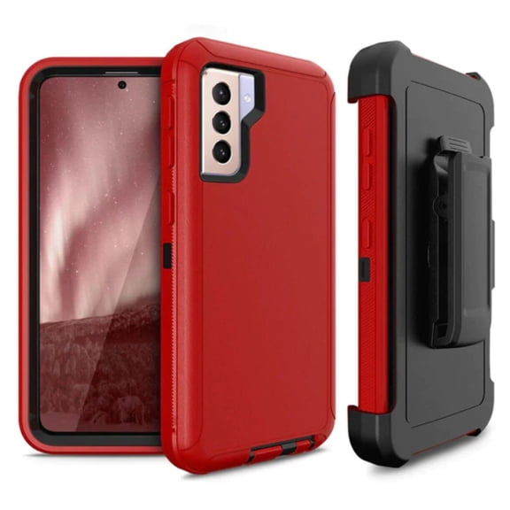 Shock Proof Defender Phone Case with Holster for Samsung Galaxy S22