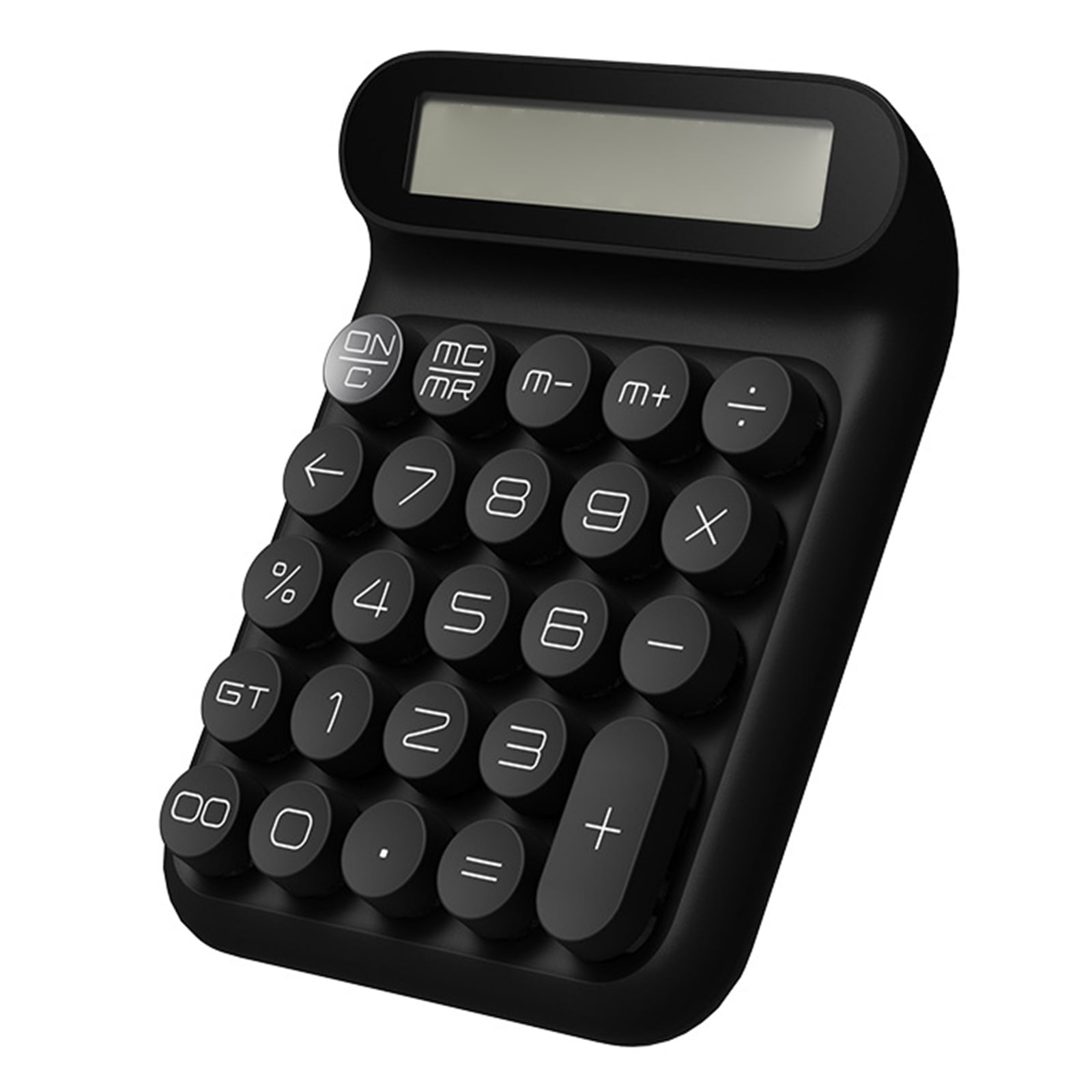 Shock Resistant Mechanical Key Calculator ABS Plastic Build Long Comfort Key Tactiles Response Clear Screen Equipment