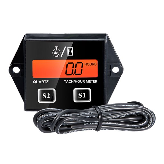 Shock Resistant Tachometer With Anti Glares Screen For Day And Night Motorcycle Use Providing Reliably Speed Readings