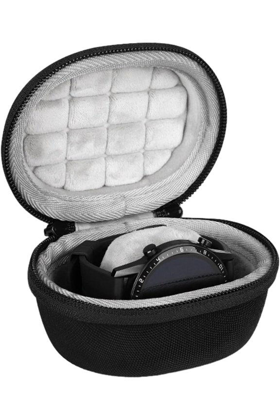 Shock-Resistant Waterproof Watch Storage Box Portable Single Watch Travel Box with Watch Protector