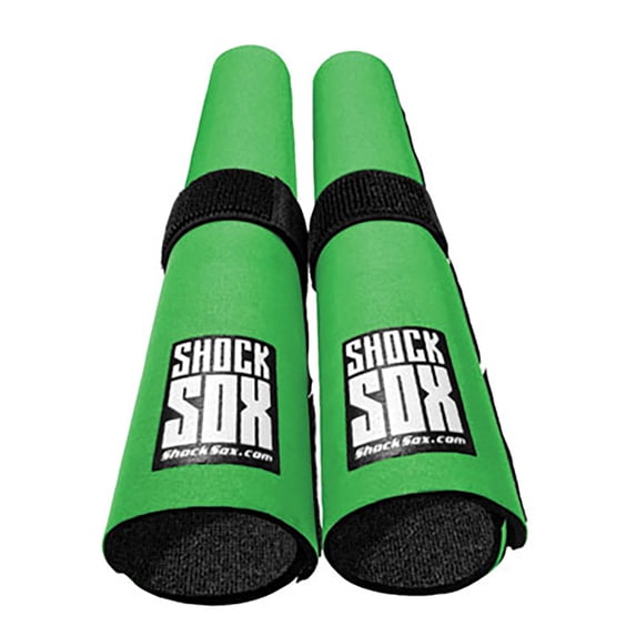 Shock Sox Fork Seal Guards 37-50mm Fork Tube 13 Green Compatible With Yamaha TENERE 700 2021