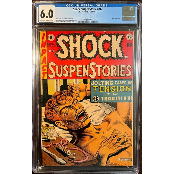 Shock SuspenStories #12 - CGC 6 Comic Book