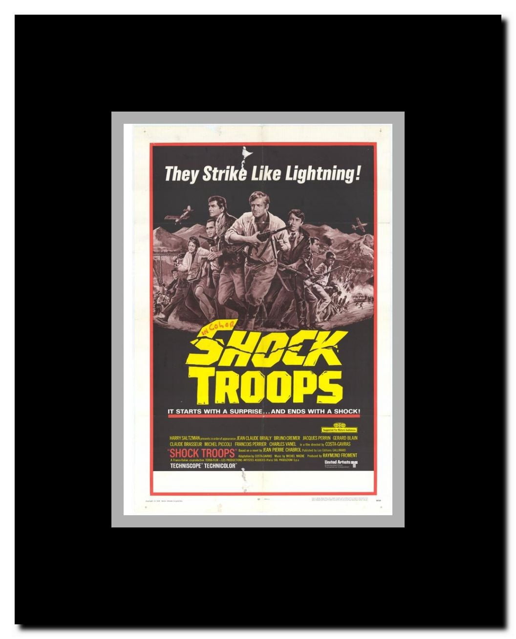 Shock Troops Framed Movie Poster
