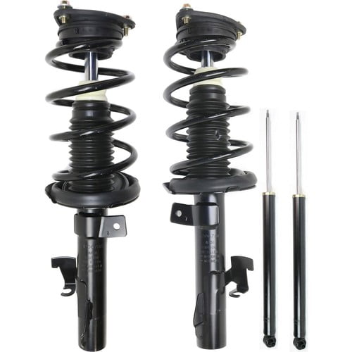 Shock and Fully Loaded Strut Set of 4 Front & Rear Driver Passenger Side for 3