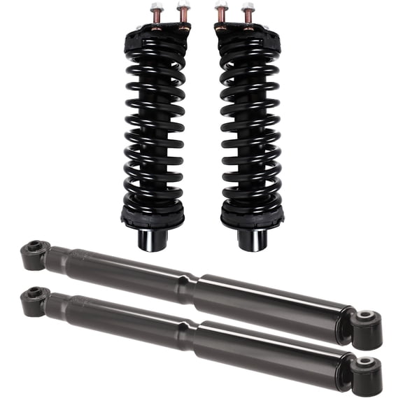 Shock and Fully Loaded Strut Set of 4 Front & Rear Driver Passenger Side