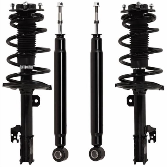 Shock and Fully Loaded Strut Set of 4 Front & Rear Driver Passenger Side