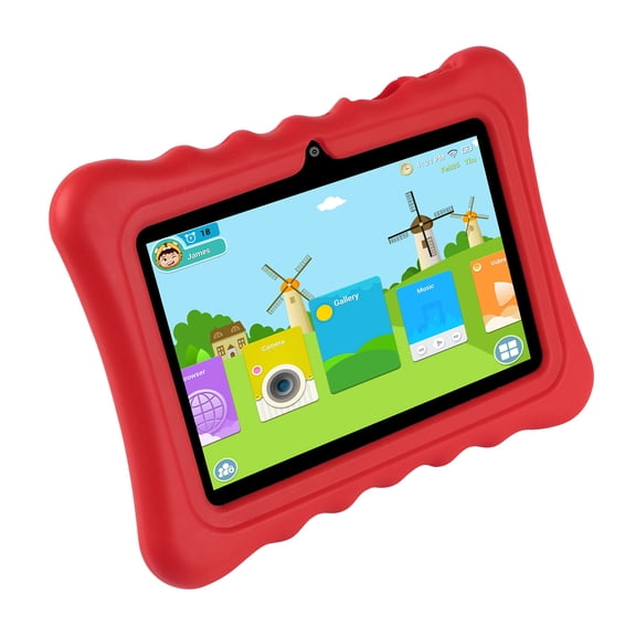 Shock-resistant Silicone Snap-on Case with Stand for 7 Tablets