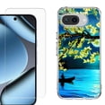 thumbnail image 1 of ShockProof Phone Case for Google Pixel 10a, with Screen Protector, by OneToughShield - Almond Blossom Night, 1 of 5