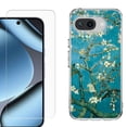 thumbnail image 1 of ShockProof Phone Case for Google Pixel 10a, with Screen Protector, by OneToughShield - Almond Blossom, 1 of 5