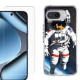 thumbnail image 1 of ShockProof Phone Case for Google Pixel 10a, with Screen Protector, by OneToughShield - Astronaut, 1 of 5