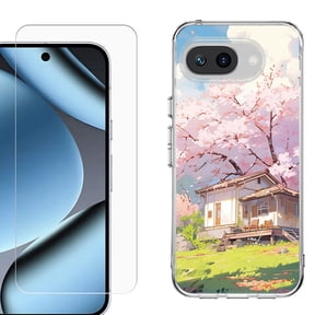 ShockProof Phone Case for Google Pixel 10a, with Screen Protector, by OneToughShield - Aura Spring