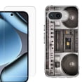 thumbnail image 1 of ShockProof Phone Case for Google Pixel 10a, with Screen Protector, by OneToughShield - Boombox, 1 of 5