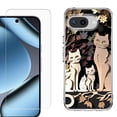 thumbnail image 1 of ShockProof Phone Case for Google Pixel 10a, with Screen Protector, by OneToughShield - Cat Craft, 1 of 5
