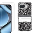 thumbnail image 1 of ShockProof Phone Case for Google Pixel 10a, with Screen Protector, by OneToughShield - Composition Book, 1 of 5