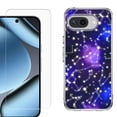 thumbnail image 1 of ShockProof Phone Case for Google Pixel 10a, with Screen Protector, by OneToughShield - Constellations, 1 of 5