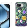 thumbnail image 1 of ShockProof Phone Case for Google Pixel 10a, with Screen Protector, by OneToughShield - Daisy Paint, 1 of 5