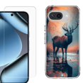 thumbnail image 1 of ShockProof Phone Case for Google Pixel 10a, with Screen Protector, by OneToughShield - Deer Autumn, 1 of 5