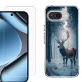 thumbnail image 1 of ShockProof Phone Case for Google Pixel 10a, with Screen Protector, by OneToughShield - Deer Winter, 1 of 5