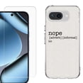 thumbnail image 1 of ShockProof Phone Case for Google Pixel 10a, with Screen Protector, by OneToughShield - Dictionary/Nope, 1 of 5